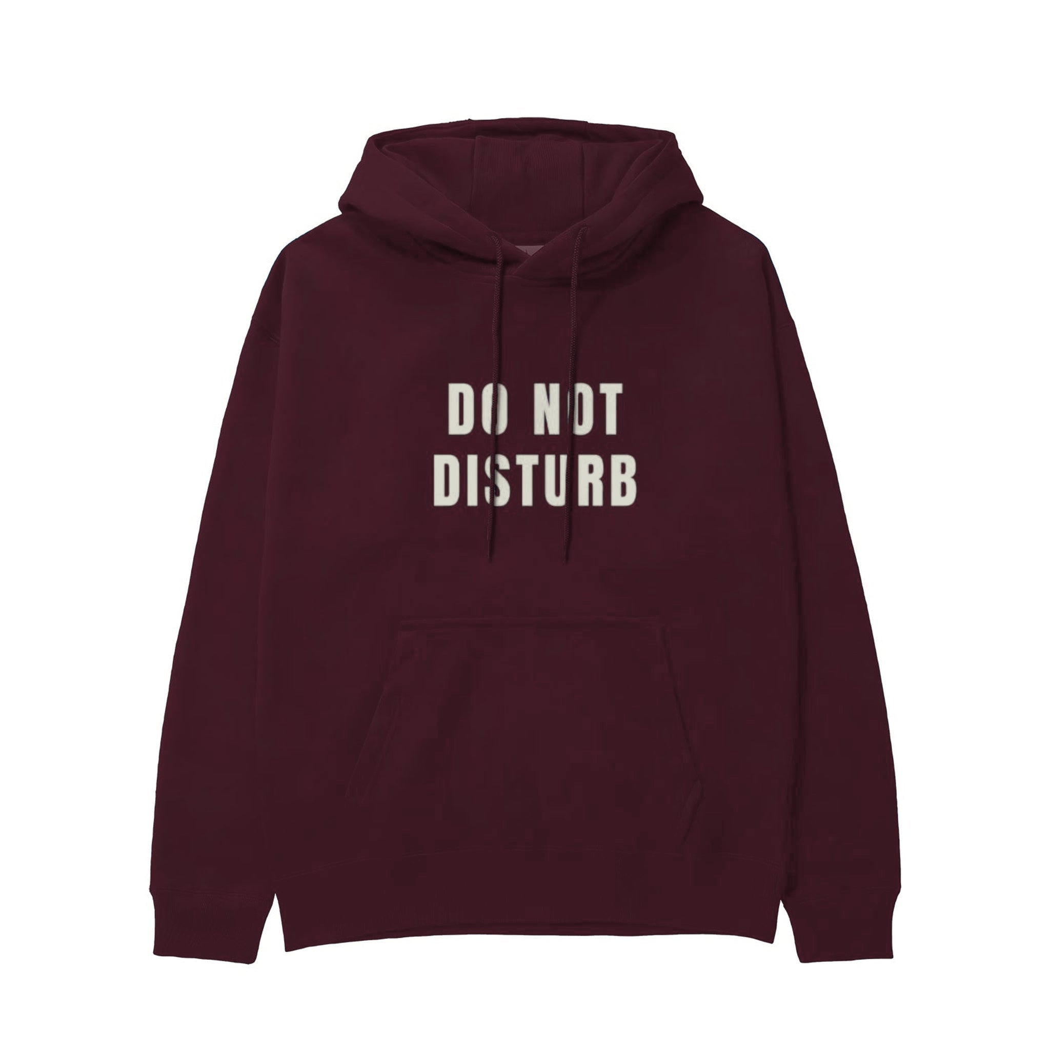 Do Not Disturb Hoodie — Bordo — Görsel 1
