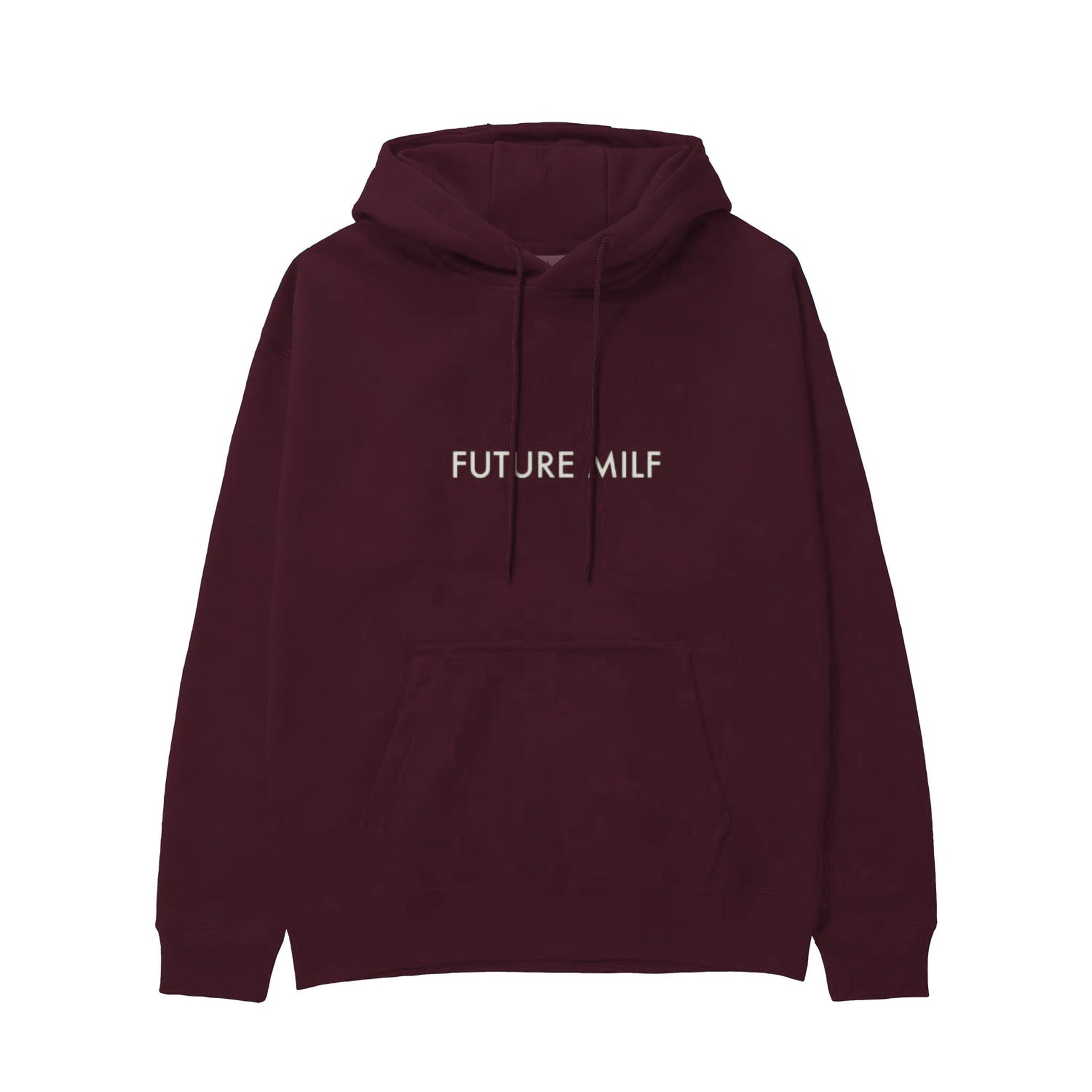 Future Milf Hoodie — Bordo — Görsel 1