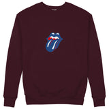 The Rolling Stones Blue Sweatshirt — Bordo — Görsel 1