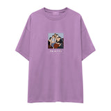 Friends Silüetli Oversize Tişört
