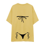 Black Bikini Oversize Tişört