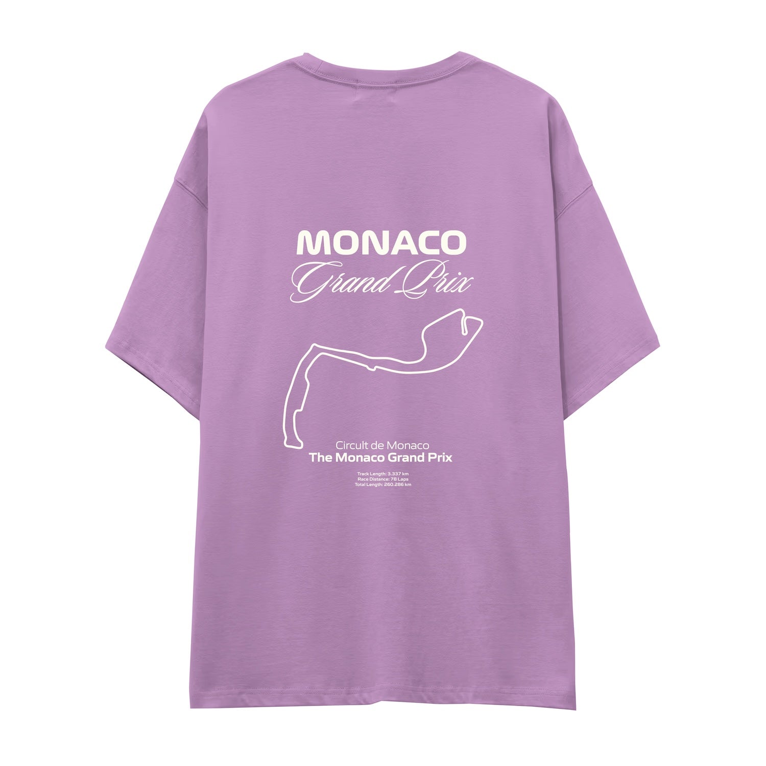 Monako Grand Prix Oversize Tişört