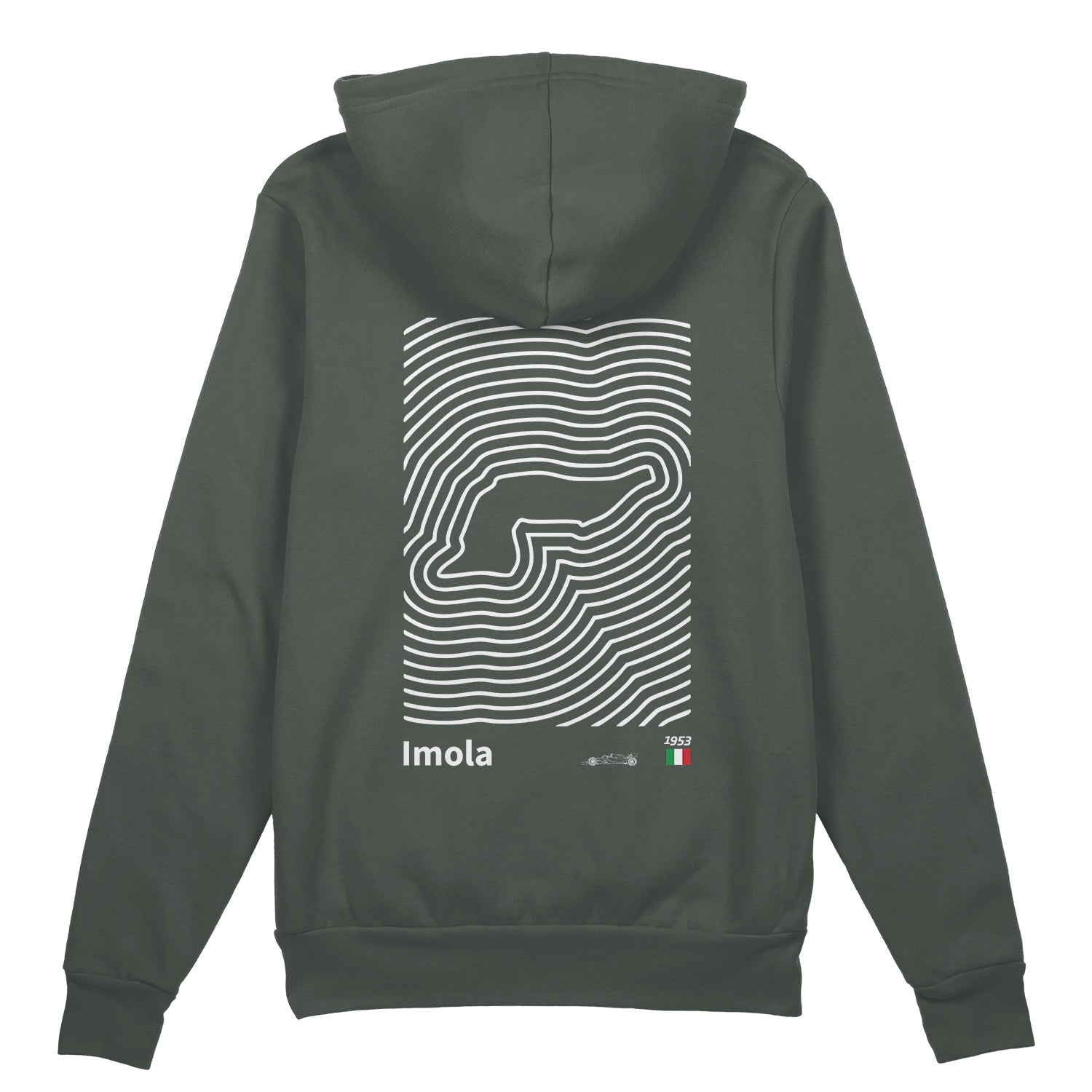 Imola Circuit Artwork Oversize Hoodie
