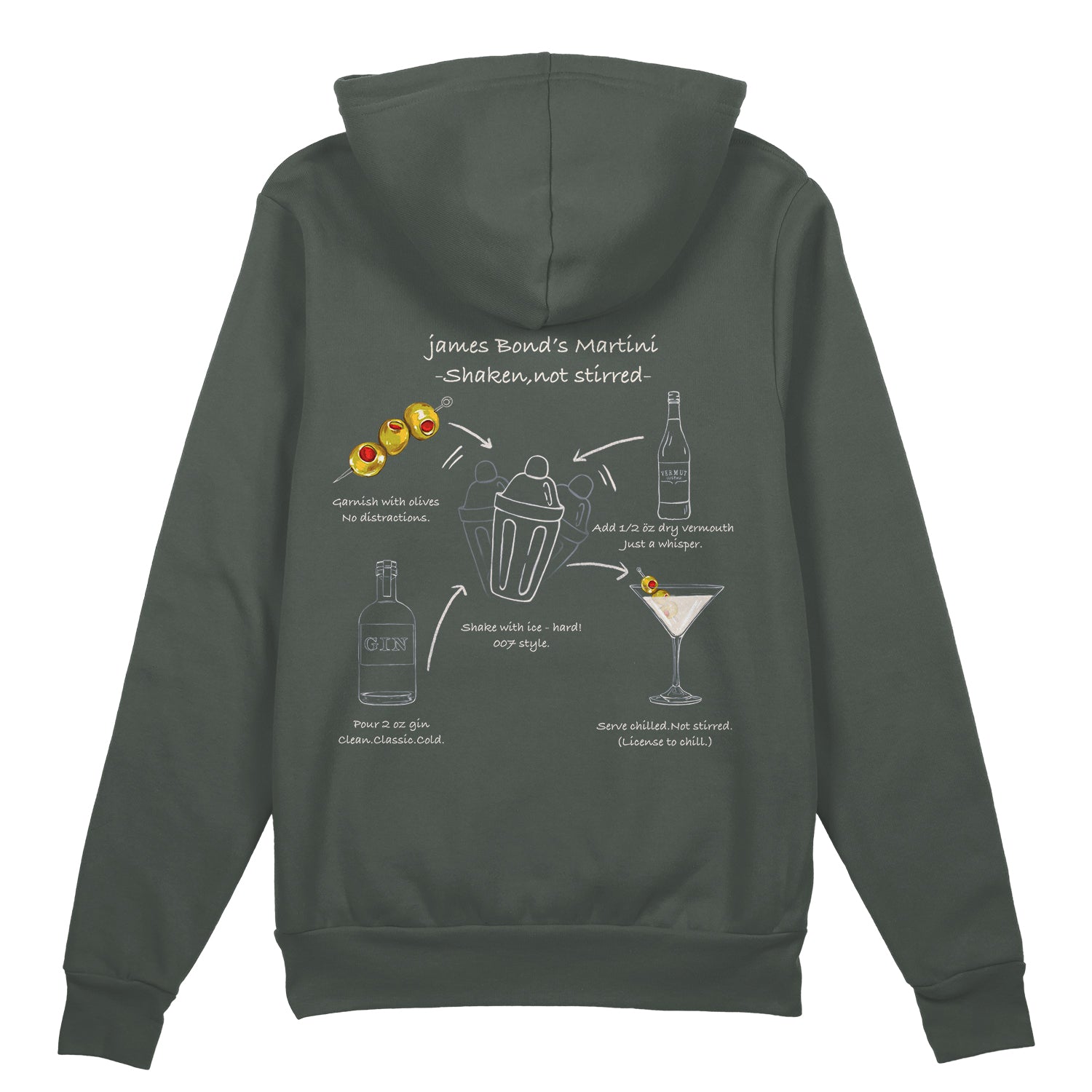 James Bond's Martini Oversize Hoodie
