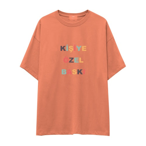 Kişiye Özel Baskılı Oversize Tişört