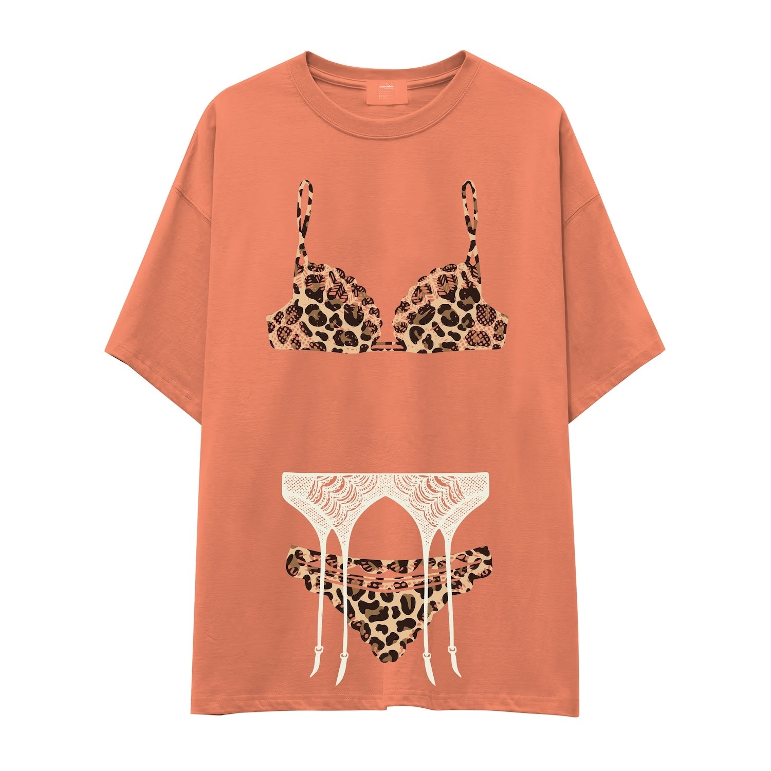 Noir Seduce – Leopard Oversize Tişört