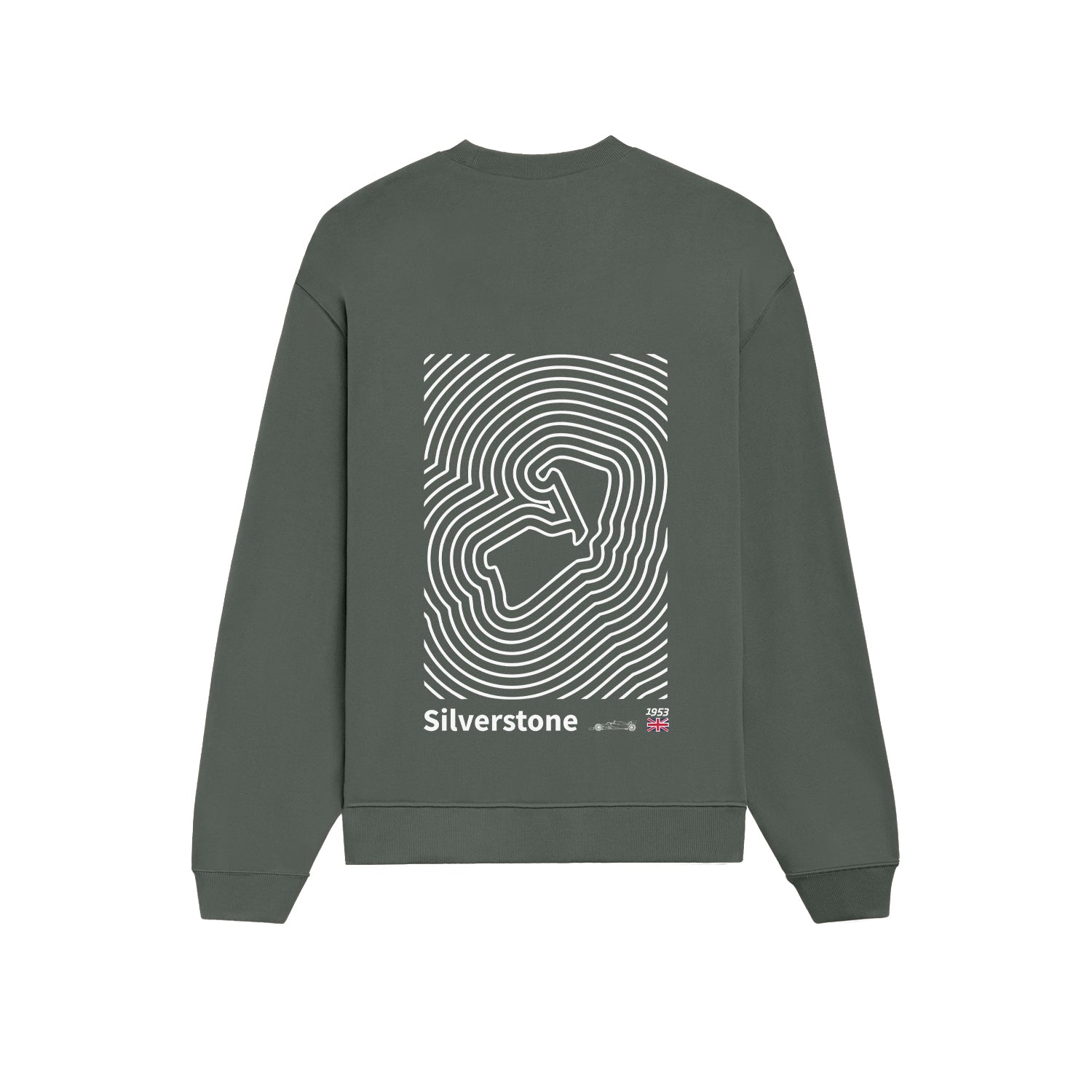 Silverstone Circuit Artwork Oversize Sweatshirt