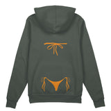 Orange Bikini Oversize Hoodie