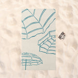 Azure Parasols Plaj Havlusu
