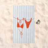 Red Bikini Plaj Havlusu