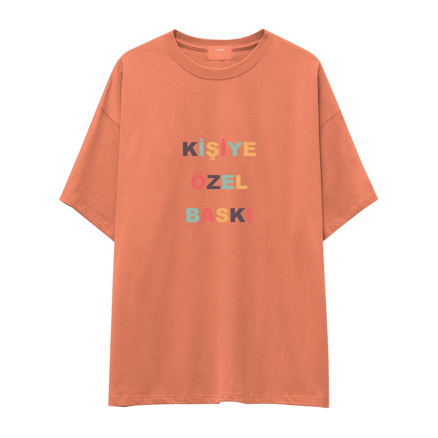 Kişiye Özel Baskılı Oversize Tişört