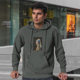 İnci Küpeli Kız Oversize Hoodie
