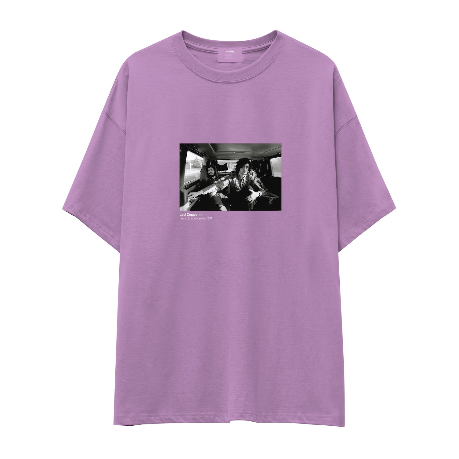 Led Zeppelin Limo Los Angeles 1971 Oversize T-Shirt