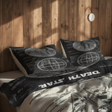 Millennium Falcon Ivory & Death Star Chalkboard Çift Taraflı Nevresim Takımı