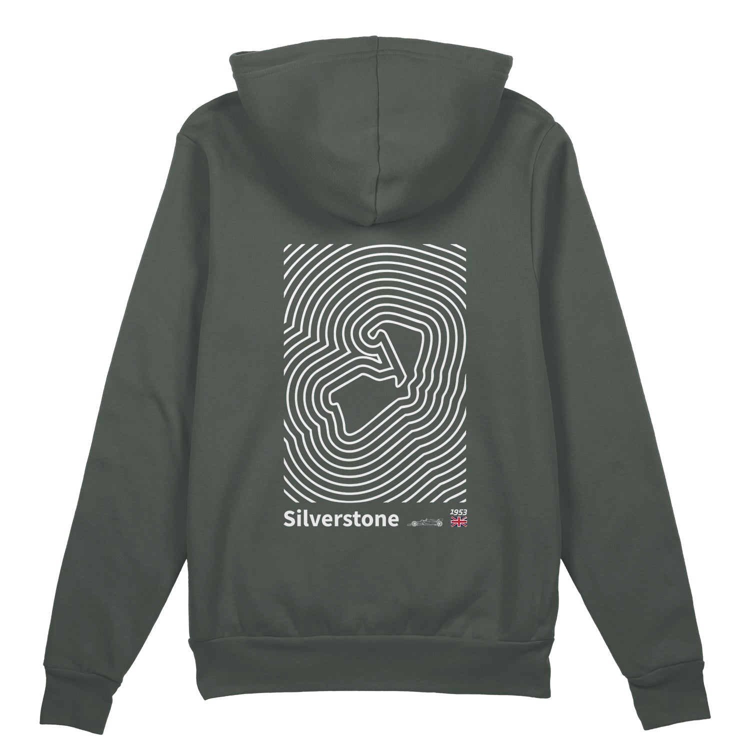 Silverstone Circuit Artwork Oversize Hoodie