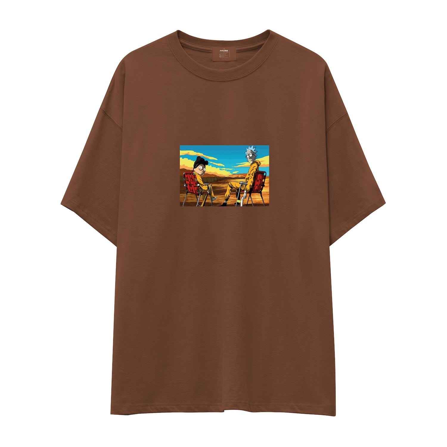Breaking Bad / Rick and Morty Oversize Tişört