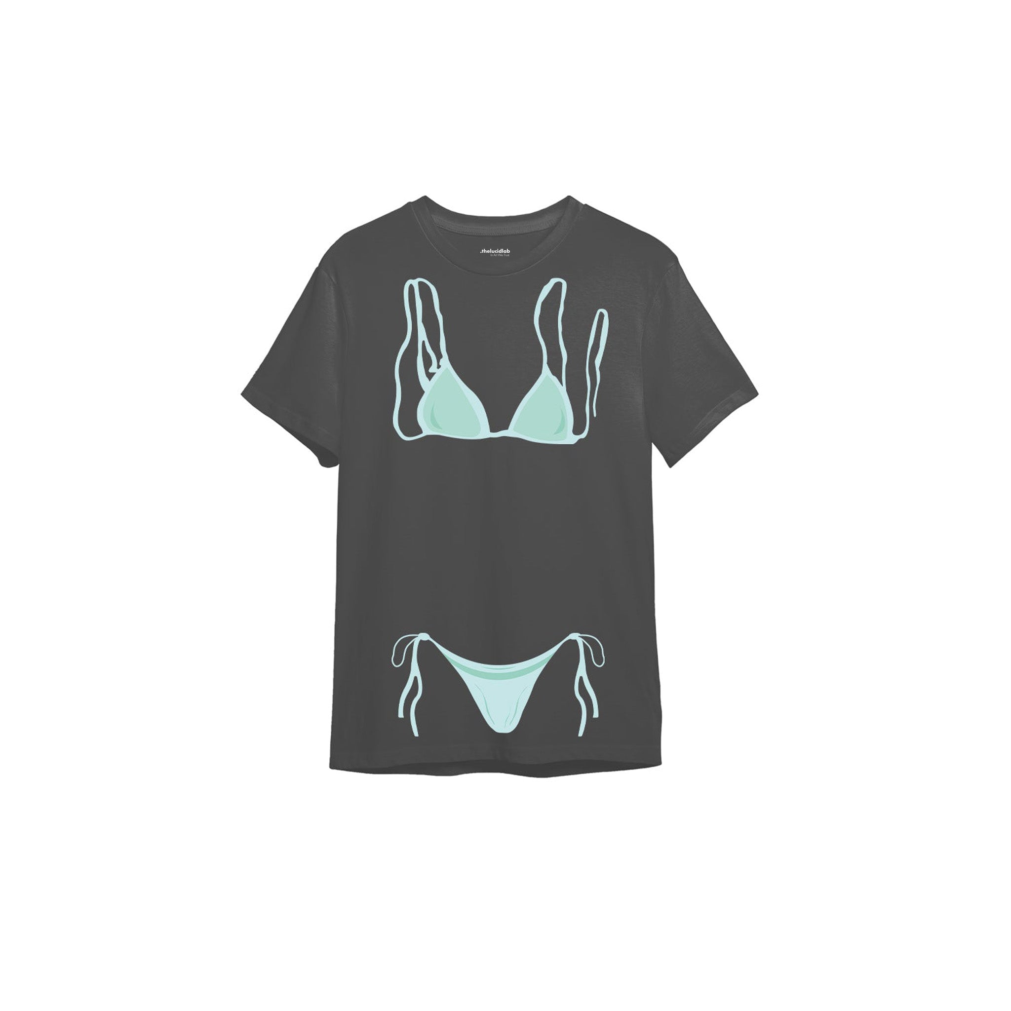 Blue Bikini Tişört — Antrasit