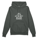 5AM Is for Afterparty Not for Running Oversize Hoodie – Antrasit – ön görünüm