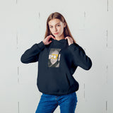 Albert Einstein / Homer Simpson Oversize Hoodie