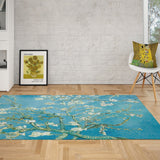 Almond Blossoms - Blooming Almond Tree Rug