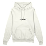 I Only Accept Apologies in Cash Oversize Hoodie – Beyaz – ön görünüm