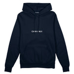I Only Accept Apologies in Cash Oversize Hoodie – Lacivert – ön görünüm
