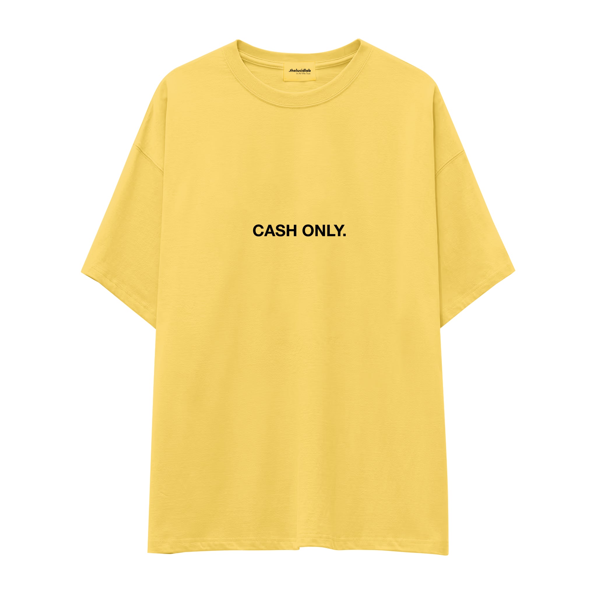 APOLOGIES-oversize — Sarı — ön görünüm