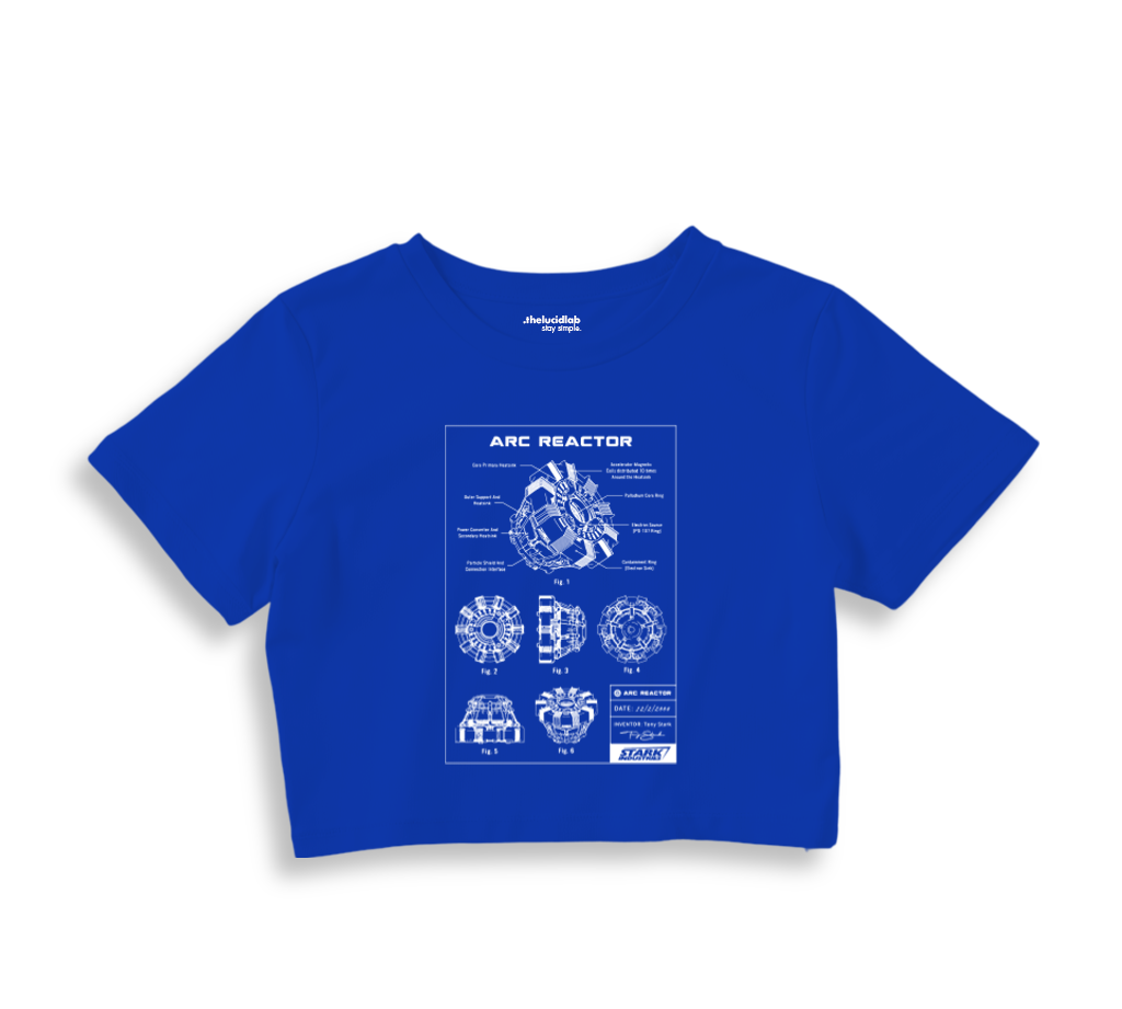 Arc Reactor Crop Tişört