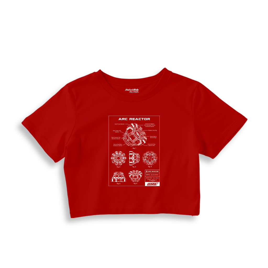 Arc Reactor Crop Tişört
