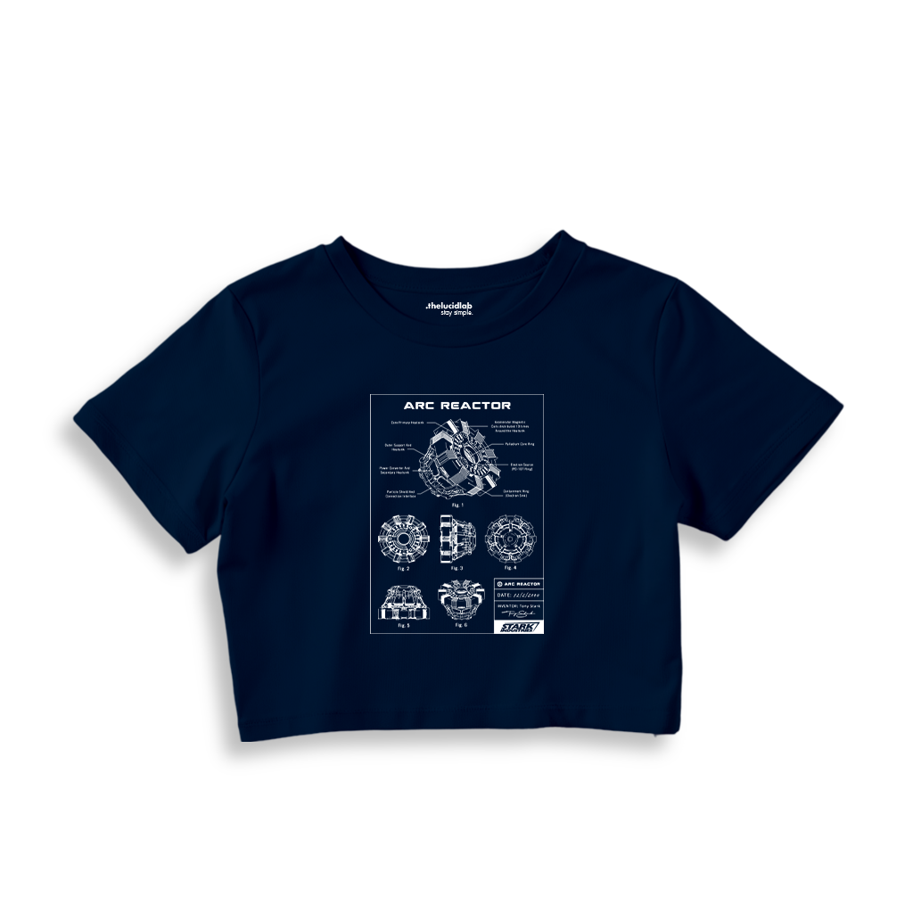 Arc Reactor Crop Tişört