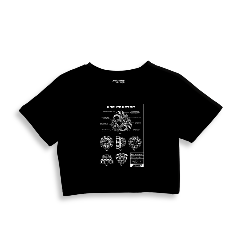 Arc Reactor Crop Tişört