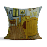 Arles'teki Yatak Odası Çift Taraflı Kırlent Kılıfı 2 Adet