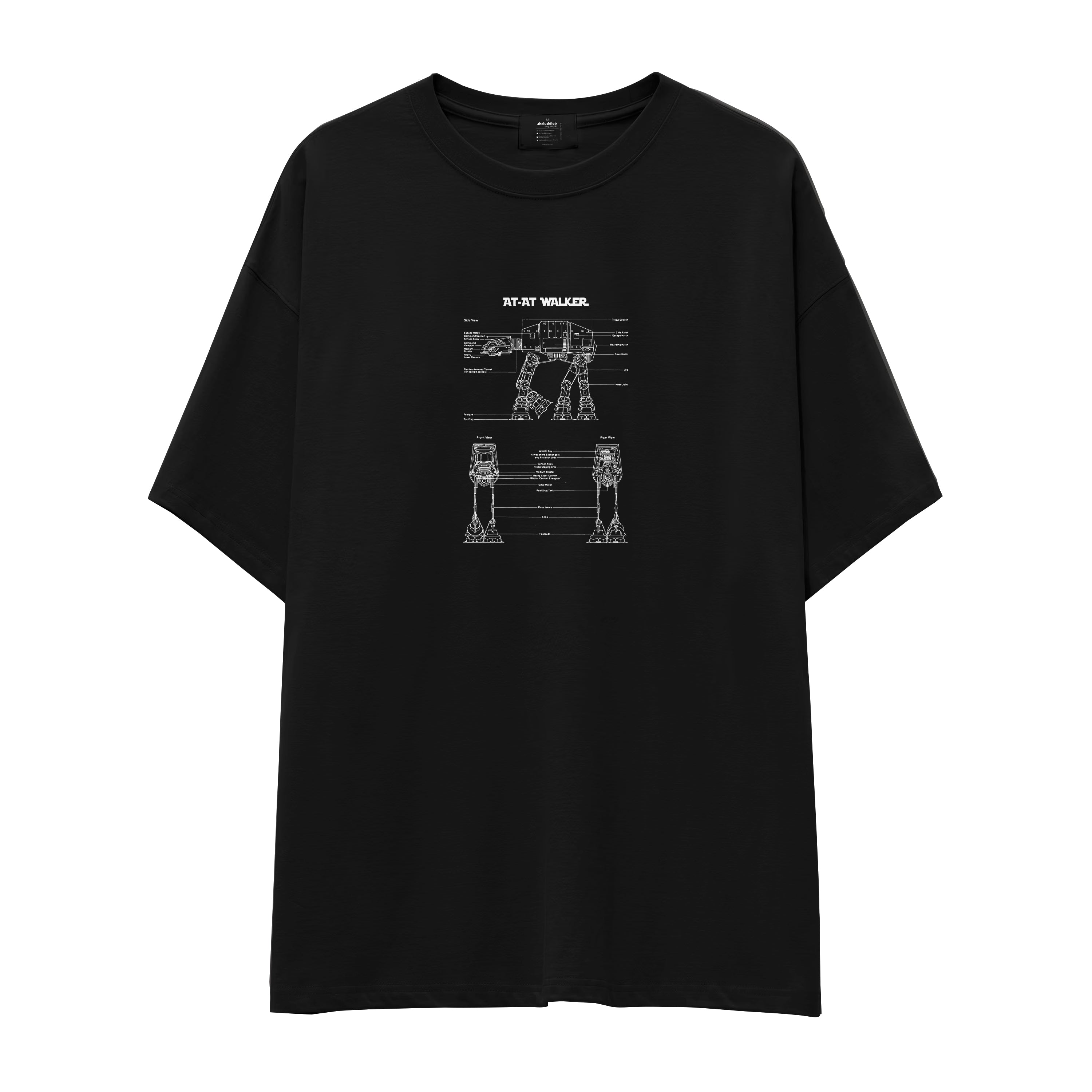 AT-AT Walker Oversize Tişört