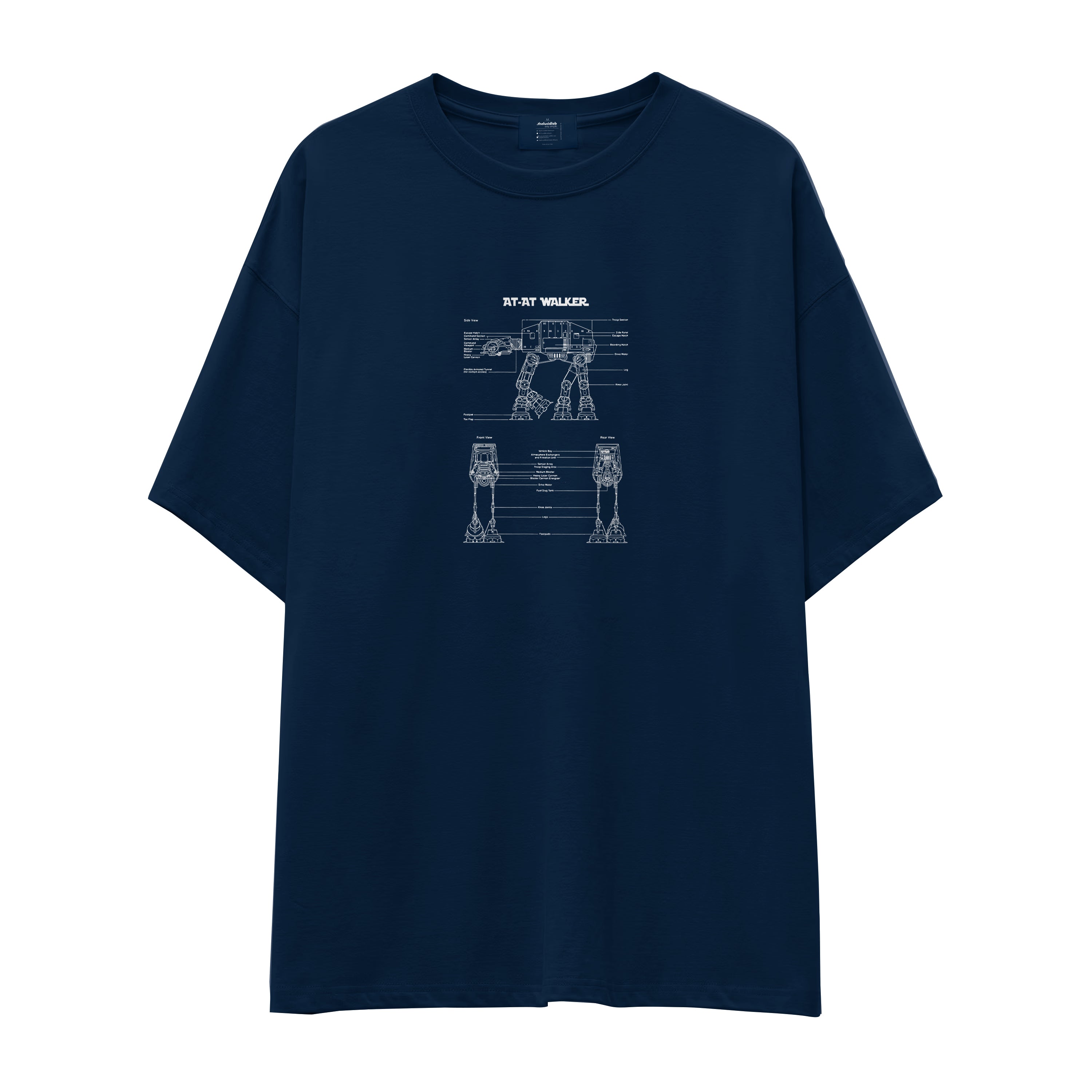 AT-AT Walker Oversize Tişört