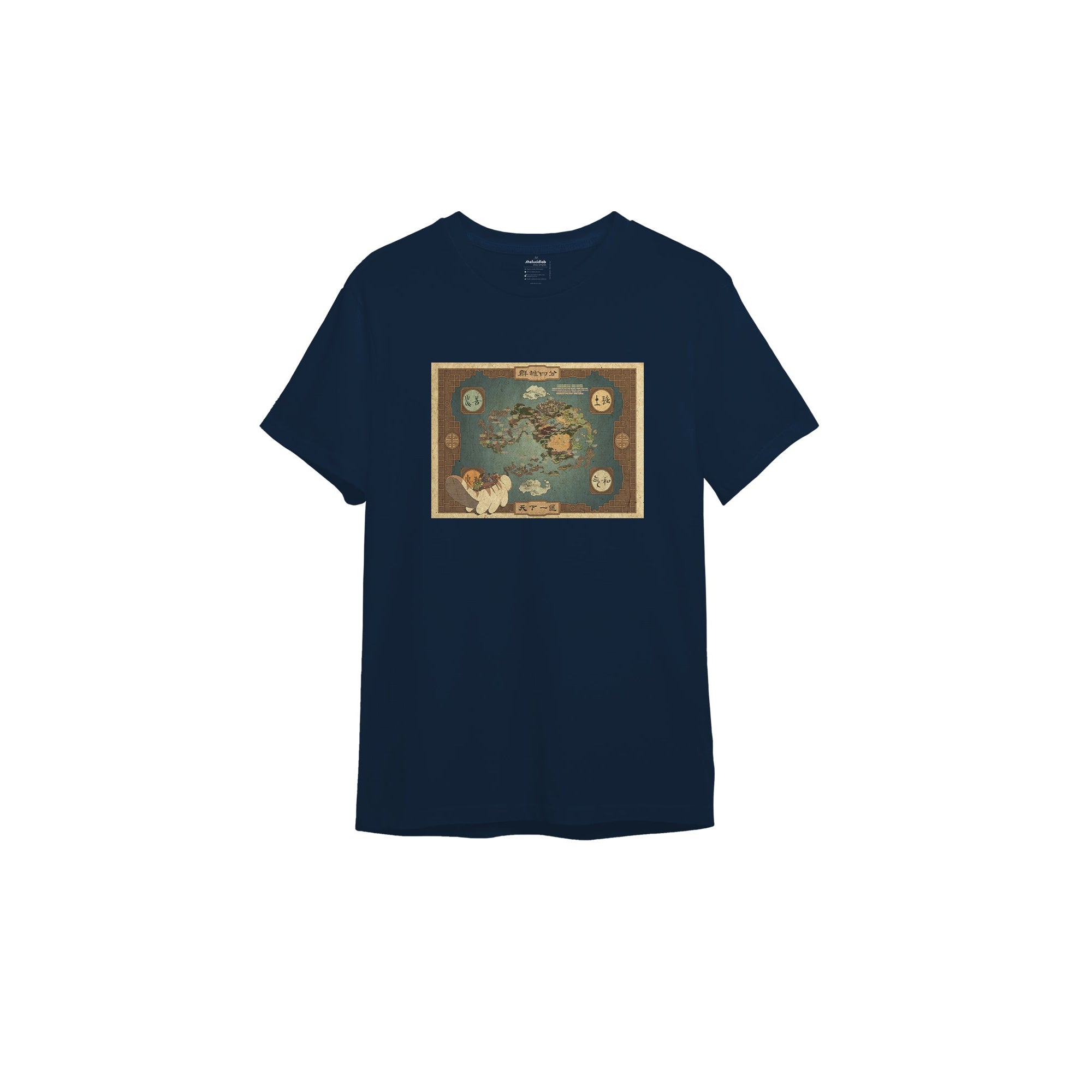 Avatar The Last Airbender Map Tişört