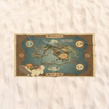 Avatar The Last Airbender Map Beach Towel