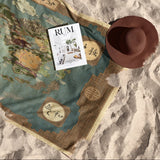 Avatar The Last Airbender Map Beach Towel