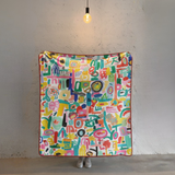 Joyful Abstract Polar Tv Battaniyesi