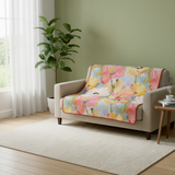 Bloom Study - Renkli Güllü Polar Tv Battaniyesi