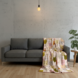 Pastel Cat Pattern – Kedi Desenli Polar Tv Battaniyesi