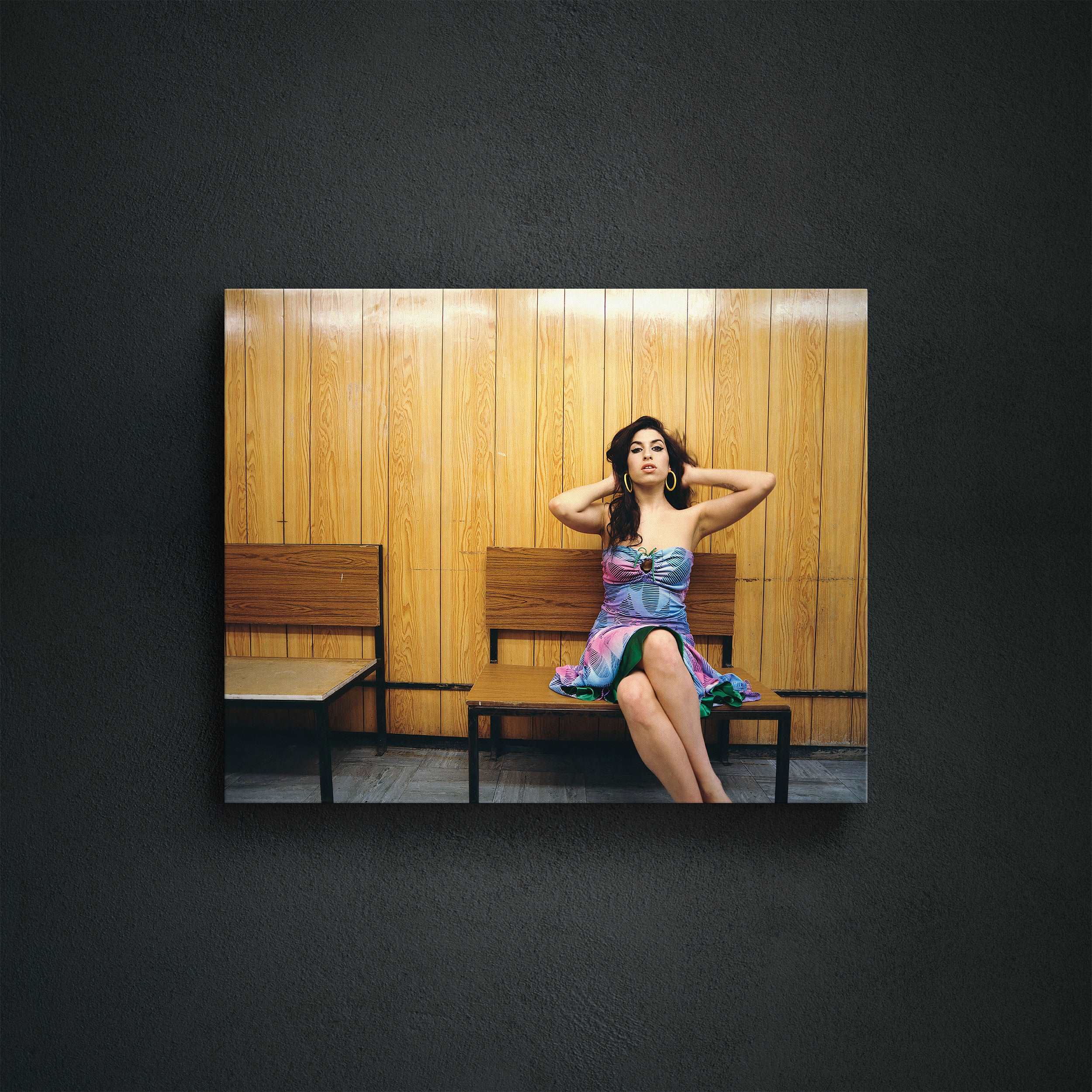 Amy Winehouse Laundrette Portrait 2004 Kanvas Tablo