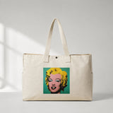 Andy Warhol / Marilyn Monroe Blue Daily Tote Bag