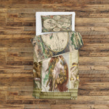 Ancient World Map &amp; Creation of Adam Double Sided Duvet Cover Set