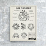 Arc Reactor Ivory Kanvas Tablo