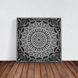 Black Mandala Kanvas Tablo