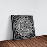 Black Mandala Kanvas Tablo