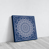 Blue Mandala Kanvas Tablo