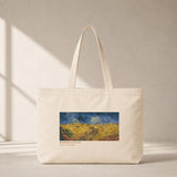 Buğday Tarlası ve Kargalar Club Tote Bag
