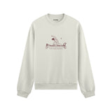 Find Your Balance Oversize Sweatshirt – Beyaz – ön görünüm