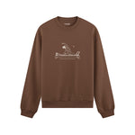 Find Your Balance Oversize Sweatshirt – Kahverengi – ön görünüm